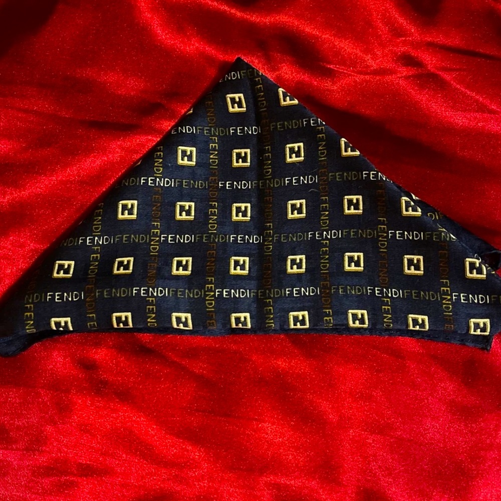 Vintage Fendi Monogram Handkerchief